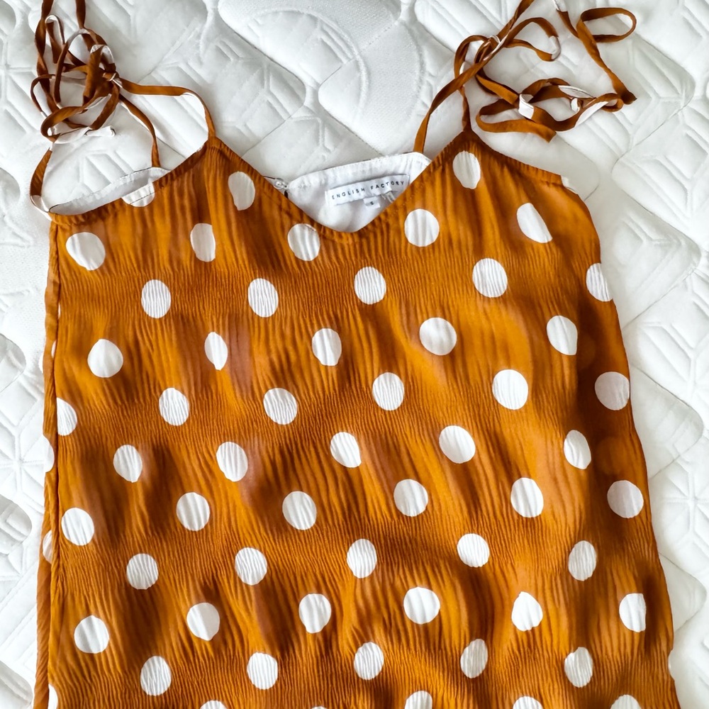 English Factory Polka Dot dress